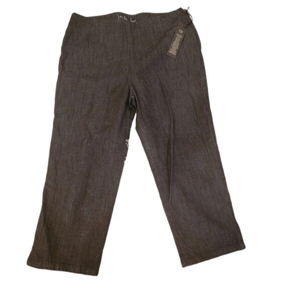 LONDON Jean Capris size 2 New - Picture 1 of 8